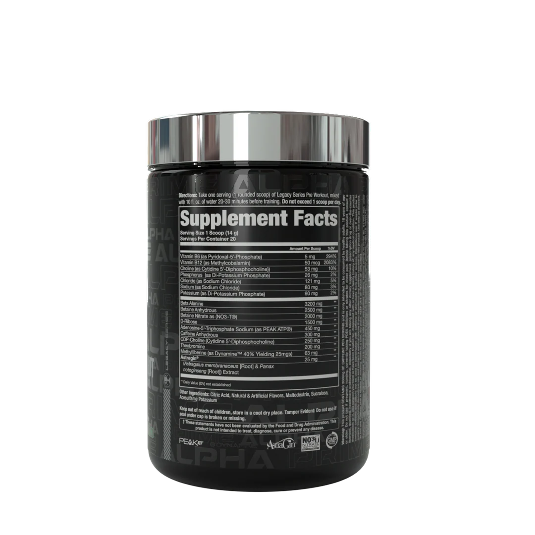 Alpha Prime - Legacy Series Preworkout