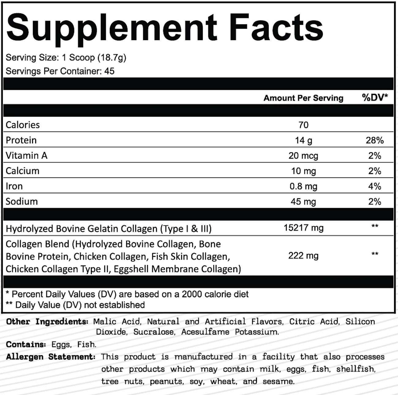 Collagen (Unflavored)