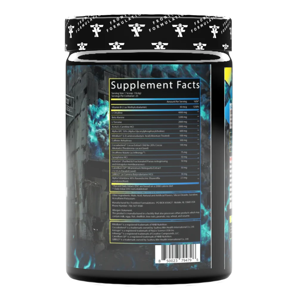 Frontline Formulations - Project Manhattan - Thermogenic Pre-Workout