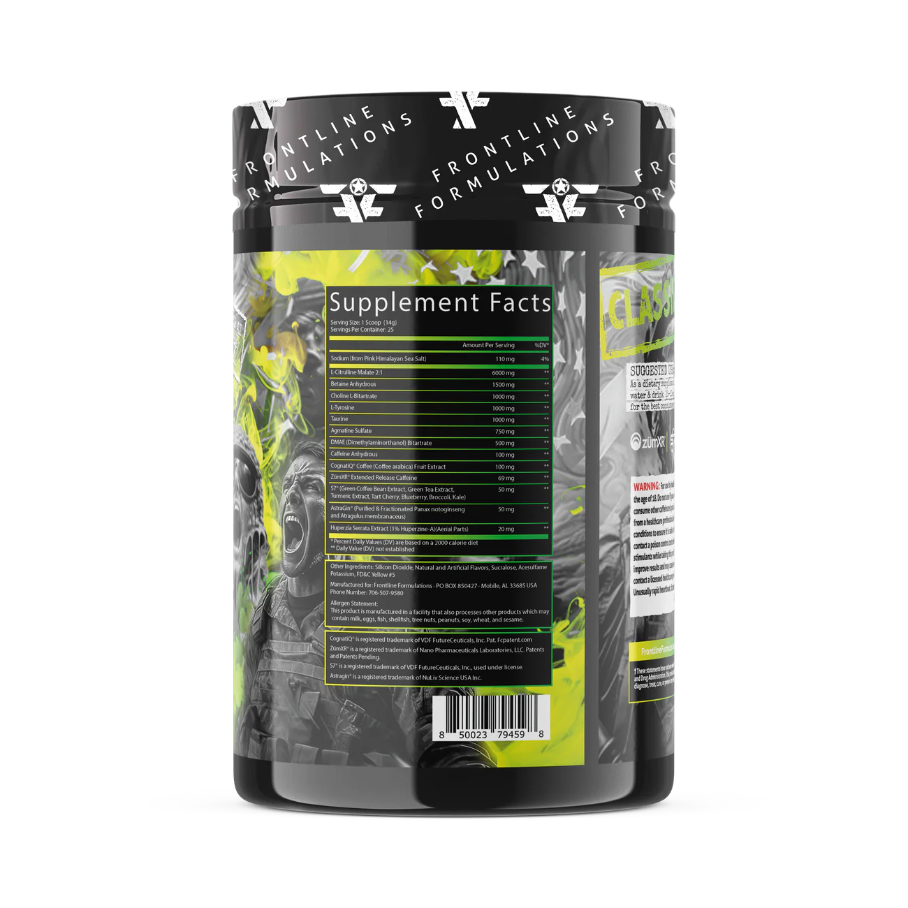 Frontline Formulations - Operation Delirium Nootropic Pre-Workout