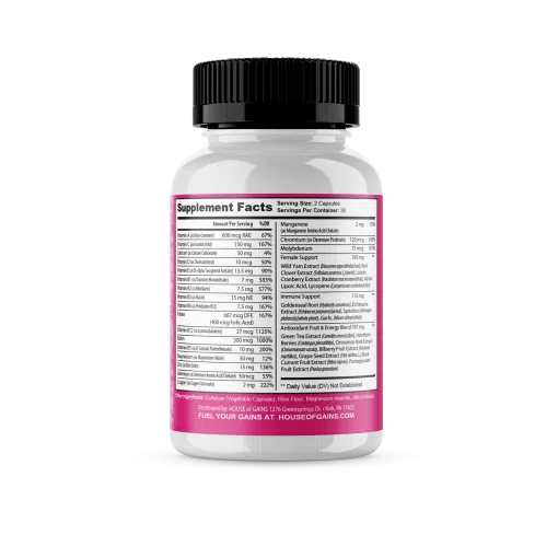 House of Gains - Daily Female Multivitamin